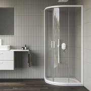 Душовий куточок Ravak Blix II NBLCP4-80 профіль білий матовий скло transparent 3BM40E00Z1