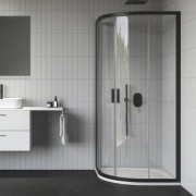 Душовий куточок Ravak Blix II NBLCP4-90 профіль чорний скло transparent 3BM70300Z1