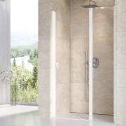 Душові двері Ravak Chrome CSD2-120 профіль білий матовий скло transparent 0QVGCE00Z1