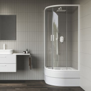 Душовий куточок Ravak Blix II NBLCP4-80 Sabina профіль білий матовий скло transparent 3BM40E40Z1