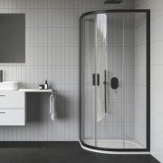Душовий куточок Ravak Blix II NBLCP4-80 профіль чорний скло transparent 3BM40300Z1