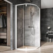 Душовий куточок Ravak Nexty NSKK3-100 профіль білий матовий скло transparent 3O6AAE01Z1