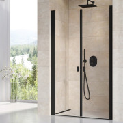 Душові двері Ravak Chrome CSDL2-110 профіль чорний скло transparent 0QVDC30LZ1