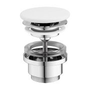 Донный клапан для раковины Ravak Flat белый матовый X01920