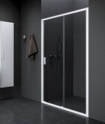 Душевая дверь Ravak Blix II NBLDP2-100 раздвижная профиль белый матовый стекло transparent 0PMA0E00Z1