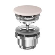 Донний клапан для раковини Ravak Flat алебастровий рожевий X03072