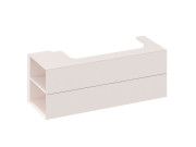 Тумба під раковину підвісна Ravak SD Lite 120 Л МДФ Alabaster Pink X000001884