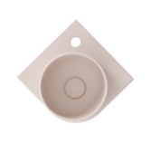 Раковина для ванної кімнати Ravak Yard 280 C 28х28 см кутова кераміка Alabaster Pink XJX0G228000