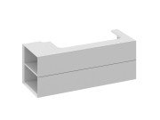 Тумба під раковину підвісна Ravak SD Lite 120 Л МДФ димчасто-сірий X000001883