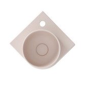 Раковина для ванной Ravak Yard 280 C 28х28 см угловая керамика Alabaster Pink XJX0G228000