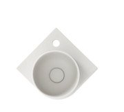 Раковина для ванной Ravak Yard 280 C 28х28 см угловая керамика дымчато-серый XJX0O228000