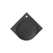 Раковина для ванної Ravak Yard 450 C 45х45 см кутова кераміка антрацит XJX03245000