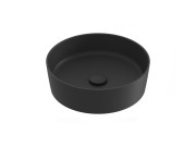 Раковина для ванной Ravak Uni 40 Slim ⌀40 см керамика черный матовый XJX0D140001