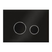 Кнопка змиву для унітазу Ravak Circle пластик чорний GPX2240111