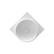 Раковина для ванної кімнати Ravak Yard 450 C 45х45 см кутова кераміка білий матовий XJX0E045000