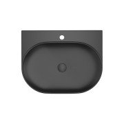 Раковина для ванної Ravak Yard 600 60,5х50 см кераміка чорний матовий XJX0D260002