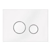 Кнопка змиву для унітазу Ravak Circle пластик білий GPX2240112