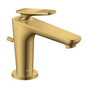 Смеситель для раковины Hansgrohe Axor Citterio C с донным клапаном полированное золото 49011990