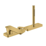 Змішувач на борт ванни Hansgrohe Axor Citterio C на 3 отвори поліроване золото 49430990