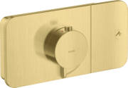 Термостат для душа Hansgrohe Axor One скрытого монтажа 1 потребитель матовая латунь 45711950