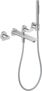 Змішувач для ванної Hansgrohe Axor Citterio C настінний з душовим гарнітуром хром 49480000