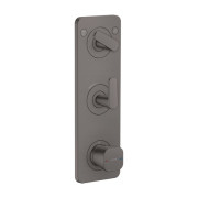 Термостат для душу Hansgrohe Axor Citterio C 2 споживача матовий чорний хром 49700340
