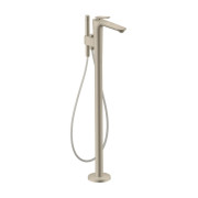 Смеситель для ванной Hansgrohe Axor Citterio C напольный с душевым гарнитуром матовый никель 49441820