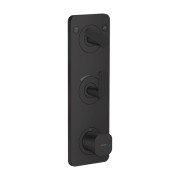 Термостат для душу Hansgrohe Axor Citterio C 2 споживача матовий чорний 49701670