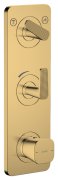 Термостат для душа Hansgrohe Axor Citterio C 2 потребителя полированное золото 49701990
