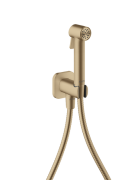 Гігієнічний душ Hansgrohe Axor 1jet для холодної води зі шлангом та тримачем матова бронза 29241140