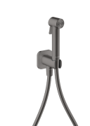 Гігієнічний душ Hansgrohe Axor 1jet для холодної води зі шлангом та тримачем матовий чорний хром 29241340