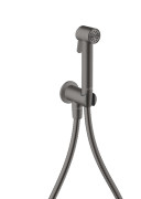 Гигиенический душ Hansgrohe Axor 1jet для холодной воды со шлангом и держателем матовый черный хром 29240340
