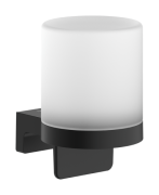 Диспенсер для рідкого мила Hansgrohe AddStoris S 200 мл метал/скло матовий чорний 41765670