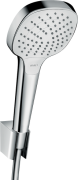 Ручной душ на держателе Hansgrohe Croma Select E 110 Vario EcoSmart 3-режимный хром 28093400