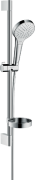 Ручной душ на штанге Hansgrohe Croma Select S 110 Vario EcoSmart 3-режимный хром 28170400