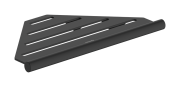 Полиця для ванної Hansgrohe AddStoris S кутова матовий чорний 41761670