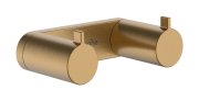 Крючок для ванной Hansgrohe AddStoris S двойной металл матовая бронза 41785140