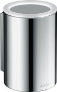 Склянка для зубних щіток Hansgrohe Axor Universal Circular скло/метал хром 42804000