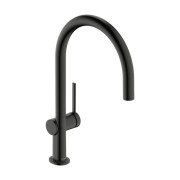 Смеситель для кухни Hansgrohe Talis M54 EcoSmart однорычажный матовый черный хром 72843340