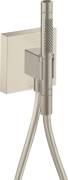 Ручний душ на тримачі Hansgrohe Axor Starck 2-режимний матовий нікель 12626820