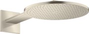Верхний душ Hansgrohe Axor ShowerSolutions Ø300 мм 1 режим с держателем матовый никель 35300820