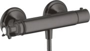 Термостат для душа Hansgrohe Axor Montreux матовый черный хром 16261340