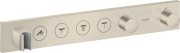 Термостат скрытого монтажа Hansgrohe Axor ShowerSolutions Select 600/90 4 потребителя матовый никель 18357820