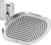 Верхний душ Hansgrohe Axor ShowerSphere 2jet 370х220 мм с кронштейном хром 39745000
