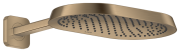 Верхний душ Hansgrohe Axor ShowerSphere 1jet 370х220 мм с кронштейном матовая бронза 39748140
