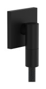 Шланговое подсоединение Hansgrohe Axor с обратным клапаном матовый черный 36738670