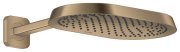 Верхній душ Hansgrohe Axor ShowerSphere 1jet 370х220 мм із кронштейном матова бронза 39748140