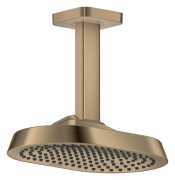 Верхній душ Hansgrohe Axor ShowerSphere 250х160 мм 1 режим зі стельовим під'єднанням матова бронза 39763140