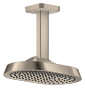 Верхній душ Hansgrohe Axor ShowerSphere 250х160 мм 1 режим зі стельовим під'єднанням матовий нікель 39763820