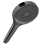 Душевая лейка Hansgrohe Axor ShowerSolutions Ø130 мм 3 режима EcoSmart+ матовый черный хром 39774340